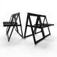 Set of 4 Aldo Jacobi Trieste Folding Chairs for Bazzani, 1960