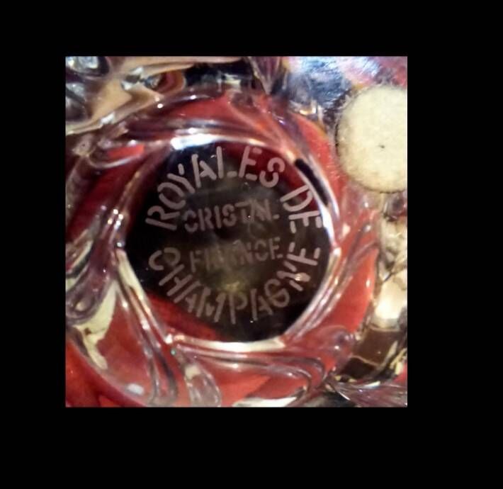 Royales de Champagne crystal bowl