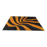 Vintage modernist rug, 1970s