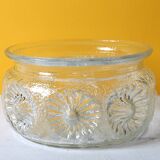 Pressed Glass Bowl: Kvety Flower Design by Pavel Panek / 1973