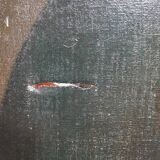Old oil portrait