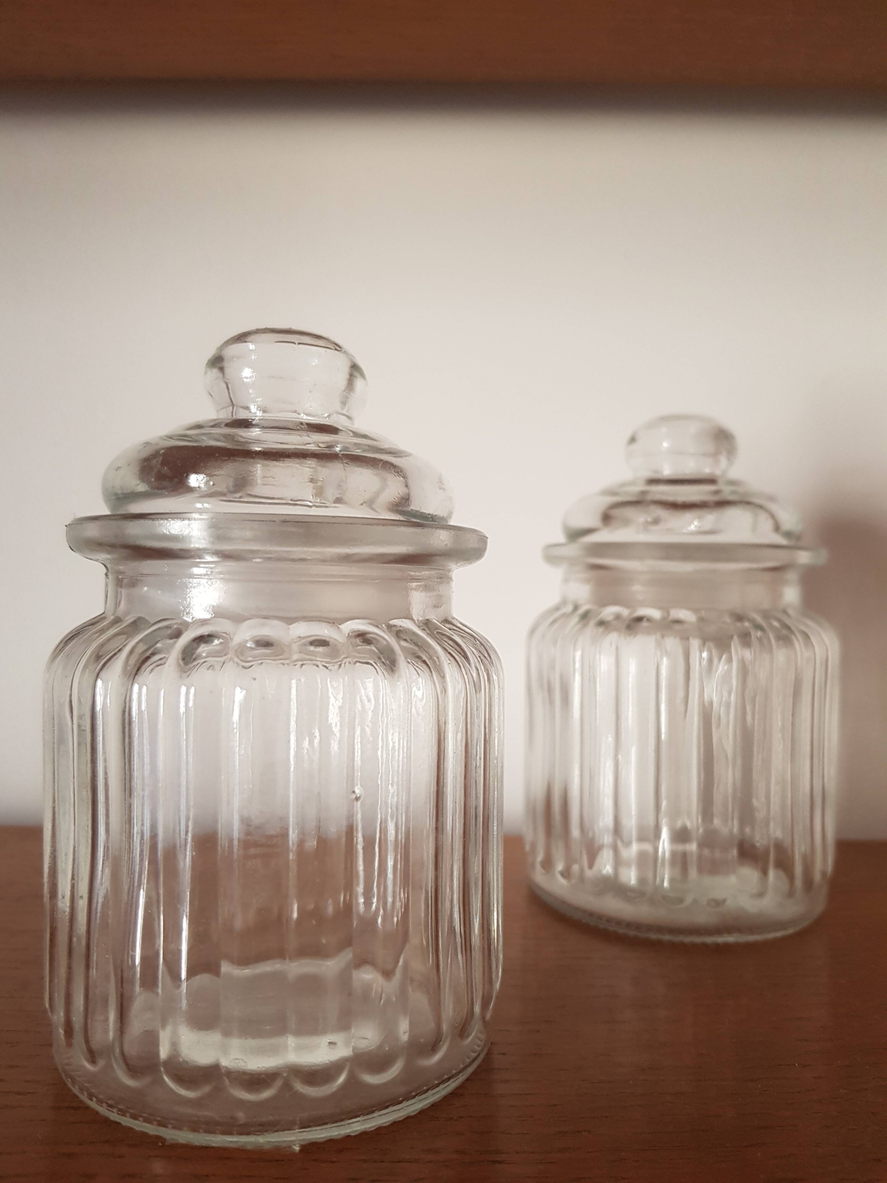 Set of 2 small vintage candy boxes