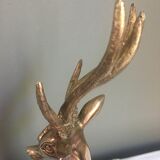 Vintage brass royal deer