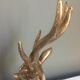 Cerf royal en laiton vintage