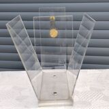 Vintage plexiglass magazine rack