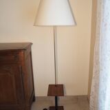 Scandinavian floor lamp in teak and metal from the 1960s-1970s