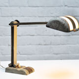 French art deco desk lamp in the style of rene koechlin, 1930s