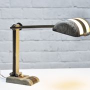 French art deco desk lamp in the style of rene koechlin, 1930s