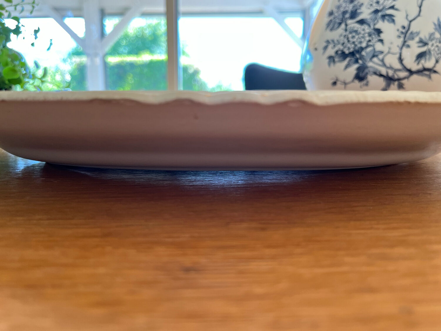 Oval dish - orchia earthenware