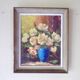 Tableau peinture bouquet de fleurs signé André Giroldi