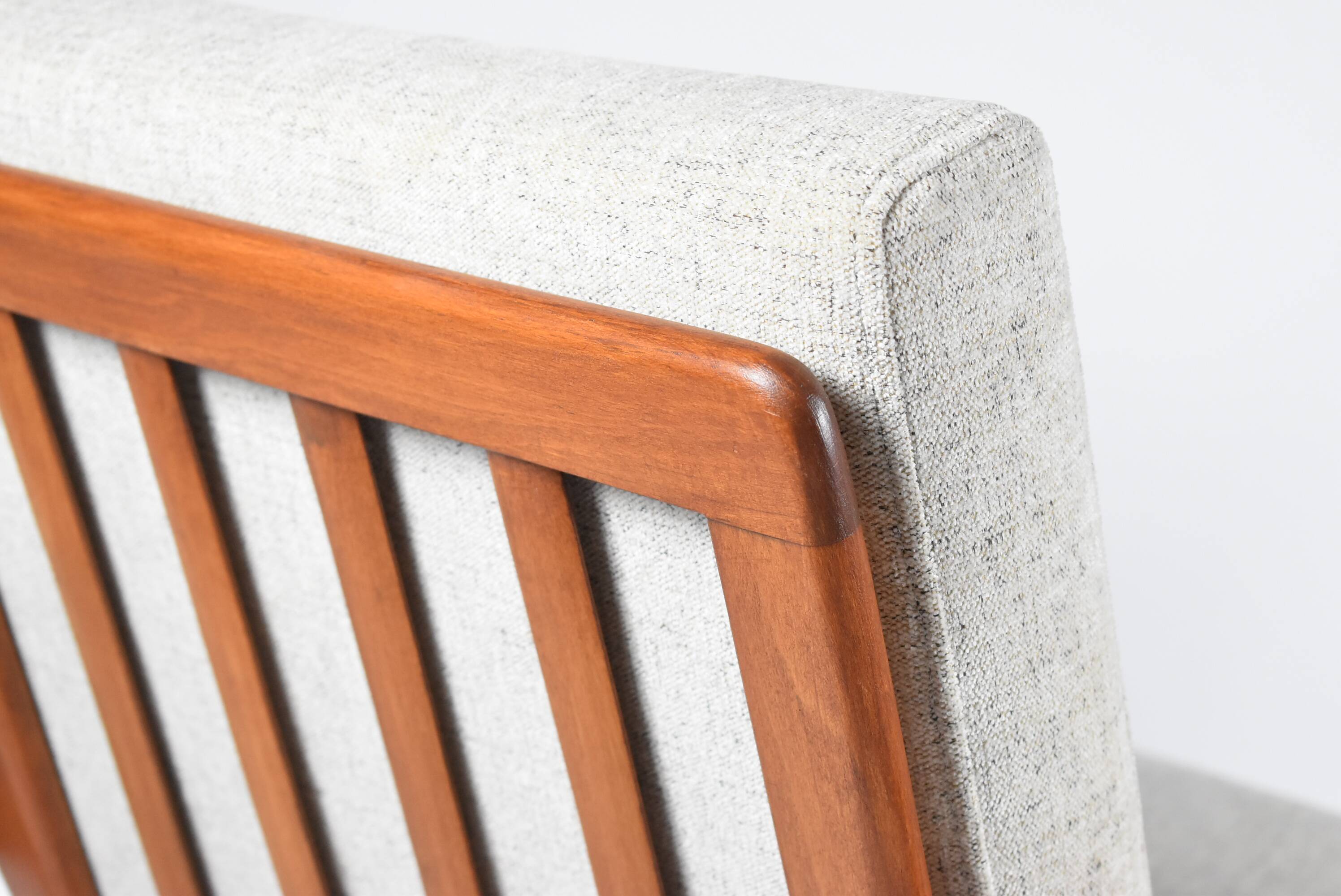 Original armchair fully restored, Scandinavian icon of 60s