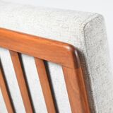 Original armchair fully restored, Scandinavian icon of 60s