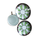 Antique cup and two saucers – Art Deco geometric design