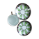 Antique cup and two saucers – Art Deco geometric design