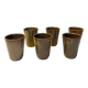 Lot de 6 gobelets vintage — Grès Pots Digoin