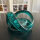 glass ribbon candle holder