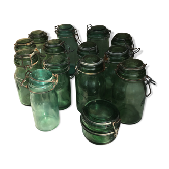 Lot of 14 jars