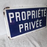 Private property sign