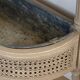 Guéridon, console, jardinière demi-lune avec dessus en marbre