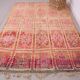 Pink Vintage Moroccan Boujaad Rug 171 x 273 cm - Berber Wool Rug Handmade