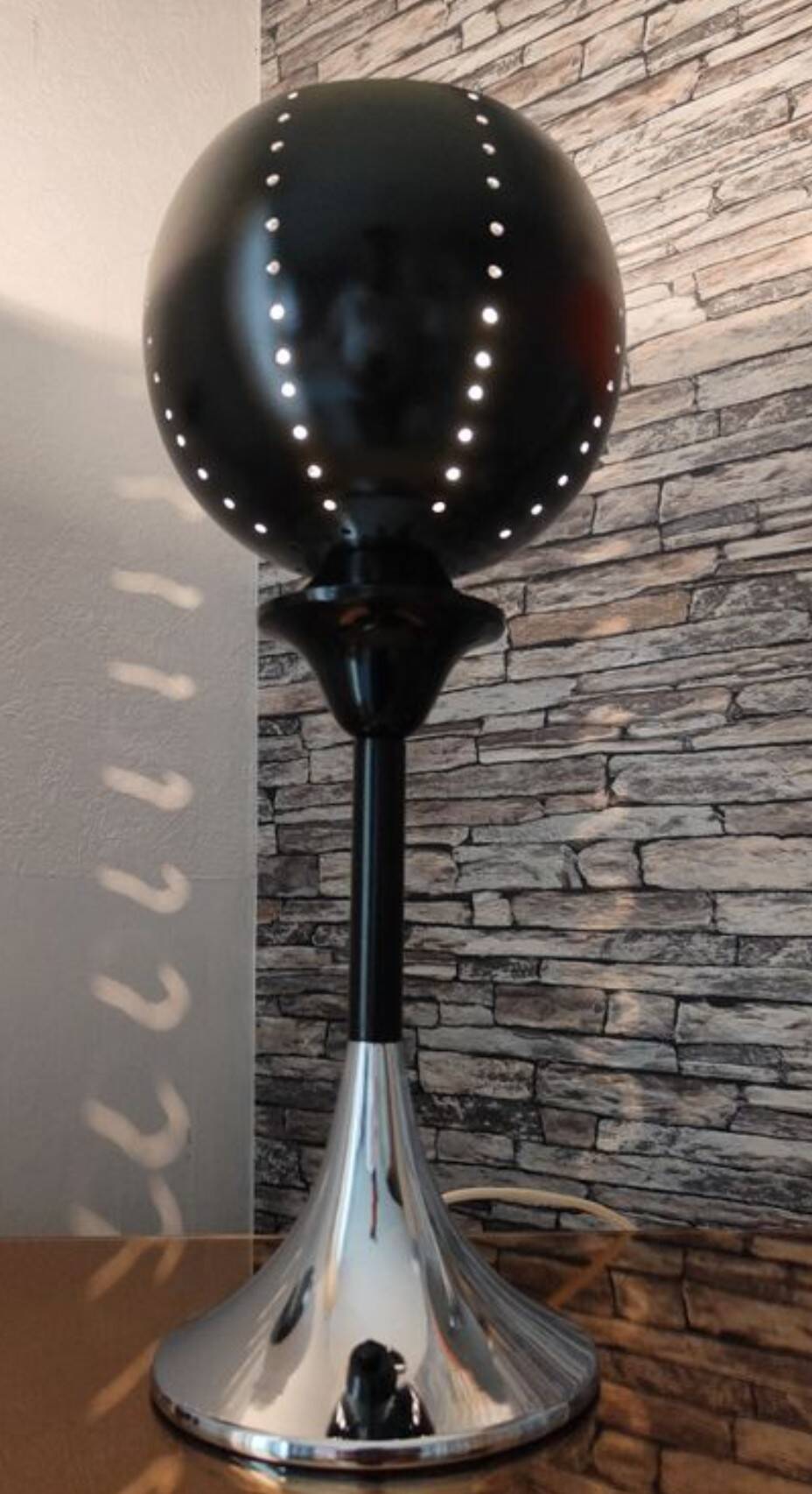 Lampe vintage 1970 en tulipe style graal