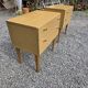 Pair of Scandinavian oak bedside tables from the 1960s.
