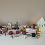 Revamped wooden train