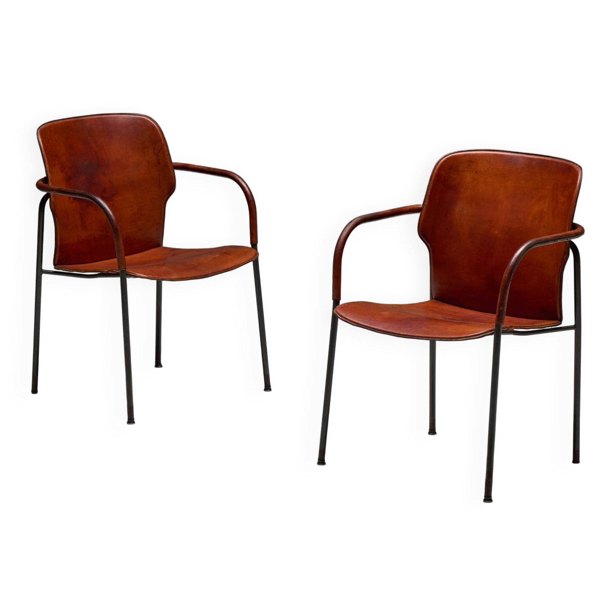 "Lalanda" armchairs by Gianfranco Frattini, Spain, 1980s