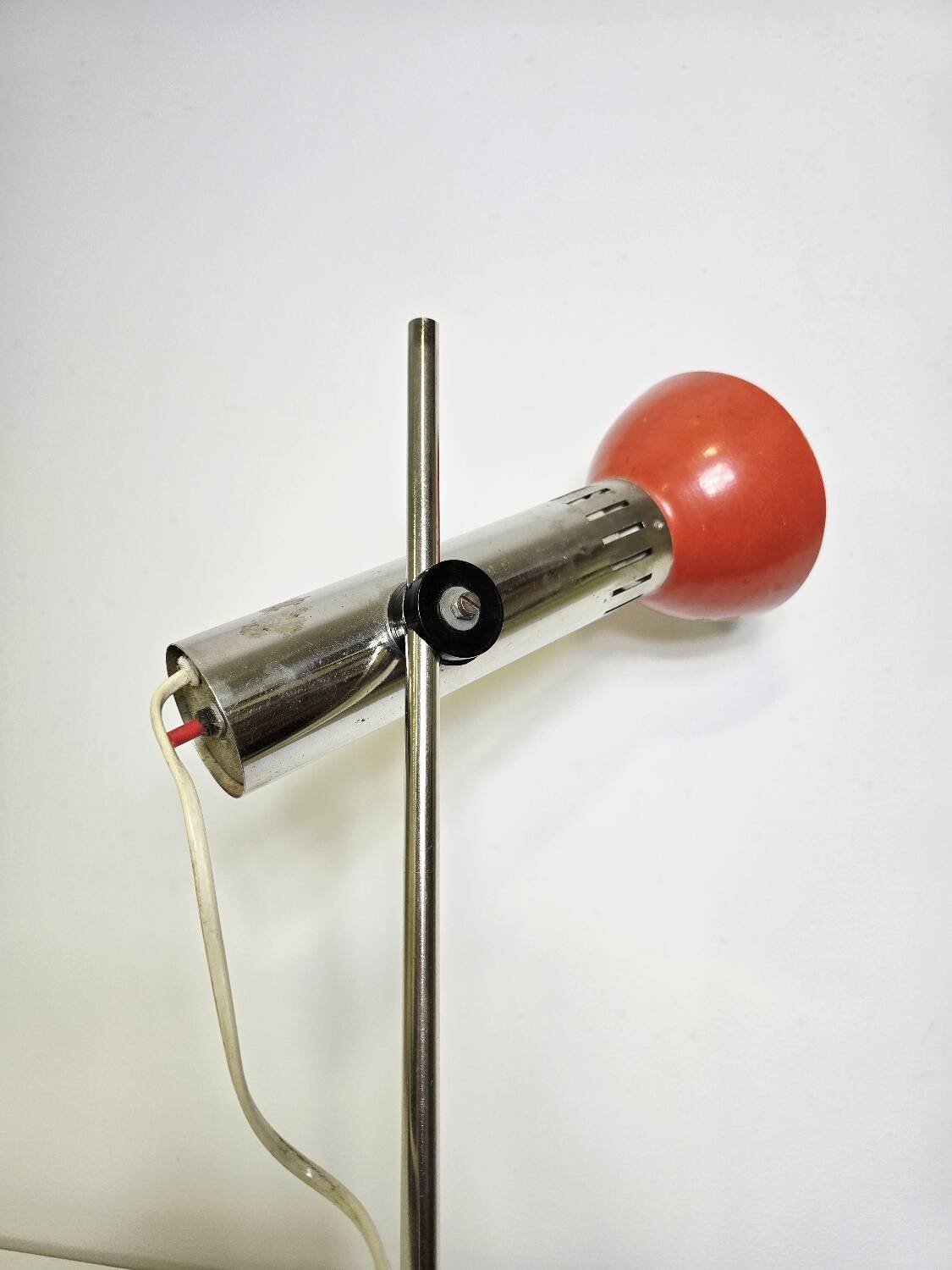 Lampe de bureau chromée Space Age, années 70