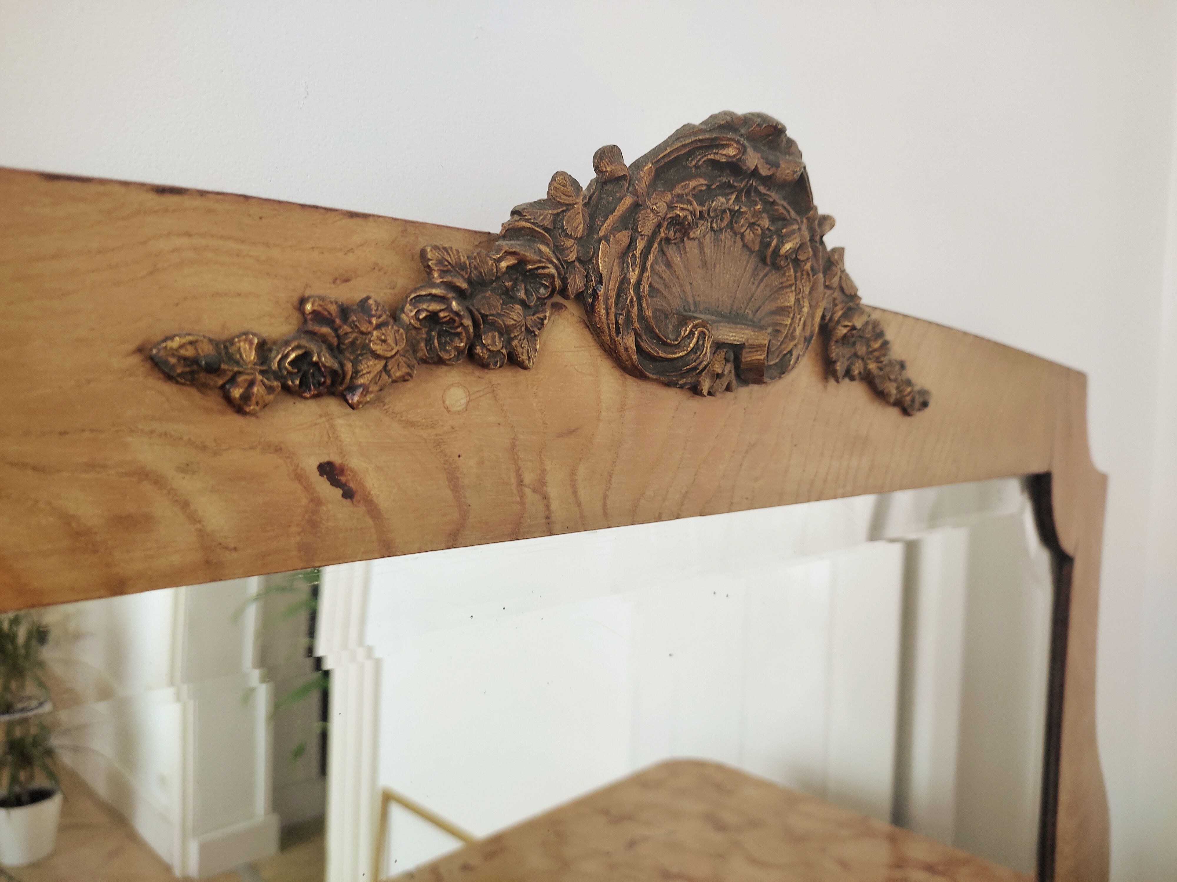 Louis XVI style wooden sideboard