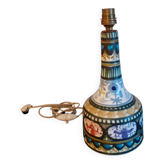 Keraluc quimper / lamp base signed by andré l'helguen (1935-2017)