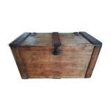 Old waxed wood chest