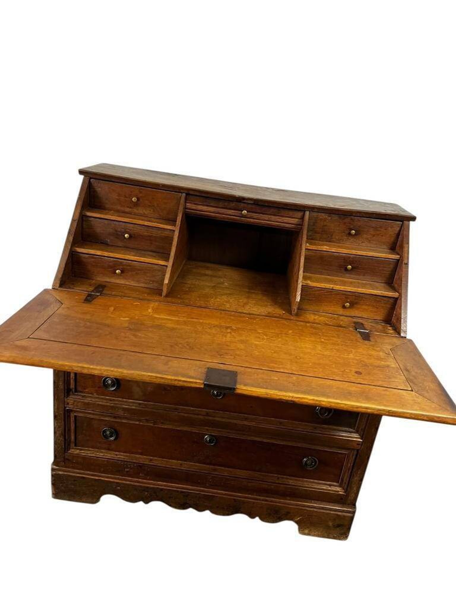 Antique wooden chest of drawers / secretary / desk