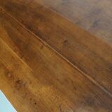 Antique Cherry Early 20th Century French Rustic Farmhouse Dining Table