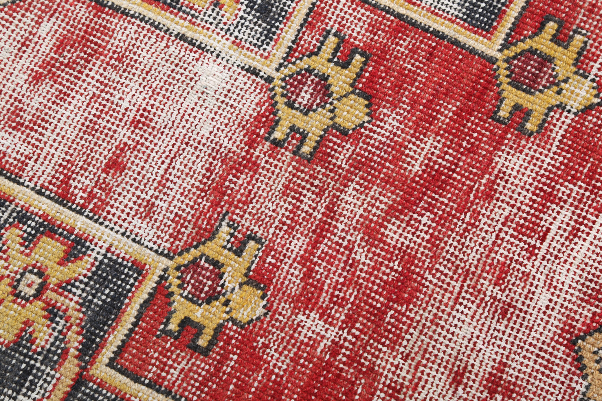 248x123cm red handmade turkish rug