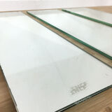 Triptych vintage SNCF wagon mirrors 1980