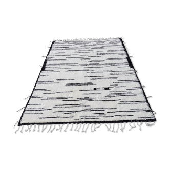 Handmade wool beni orarain rug 265x185 cm