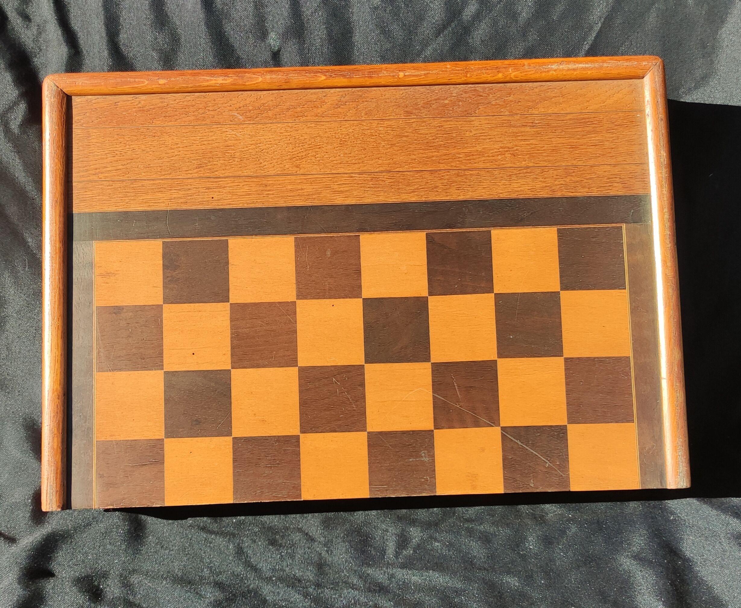 Old backgammon game