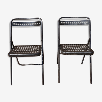 Lot de 2 chaises pliantes