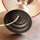 Silver metal lamp