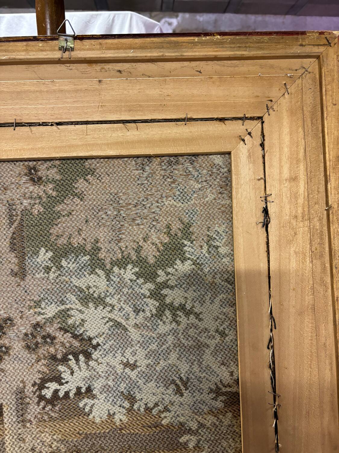 Vintage Aubusson wall tapestry