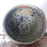 Empty pocket bowl in stoneware signed CG