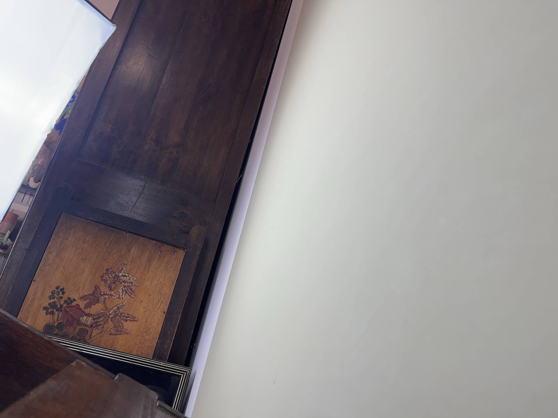 Antique wall shelf