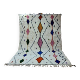 Large Colorful Berber Beni Ouarain Rug 300x200cm - Handmade