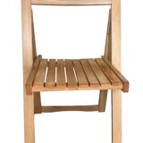 Chaise pliante en bois