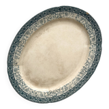 Oval ironstone dish "Sully" Choisy le Roi Hautin Boulenger et Cie