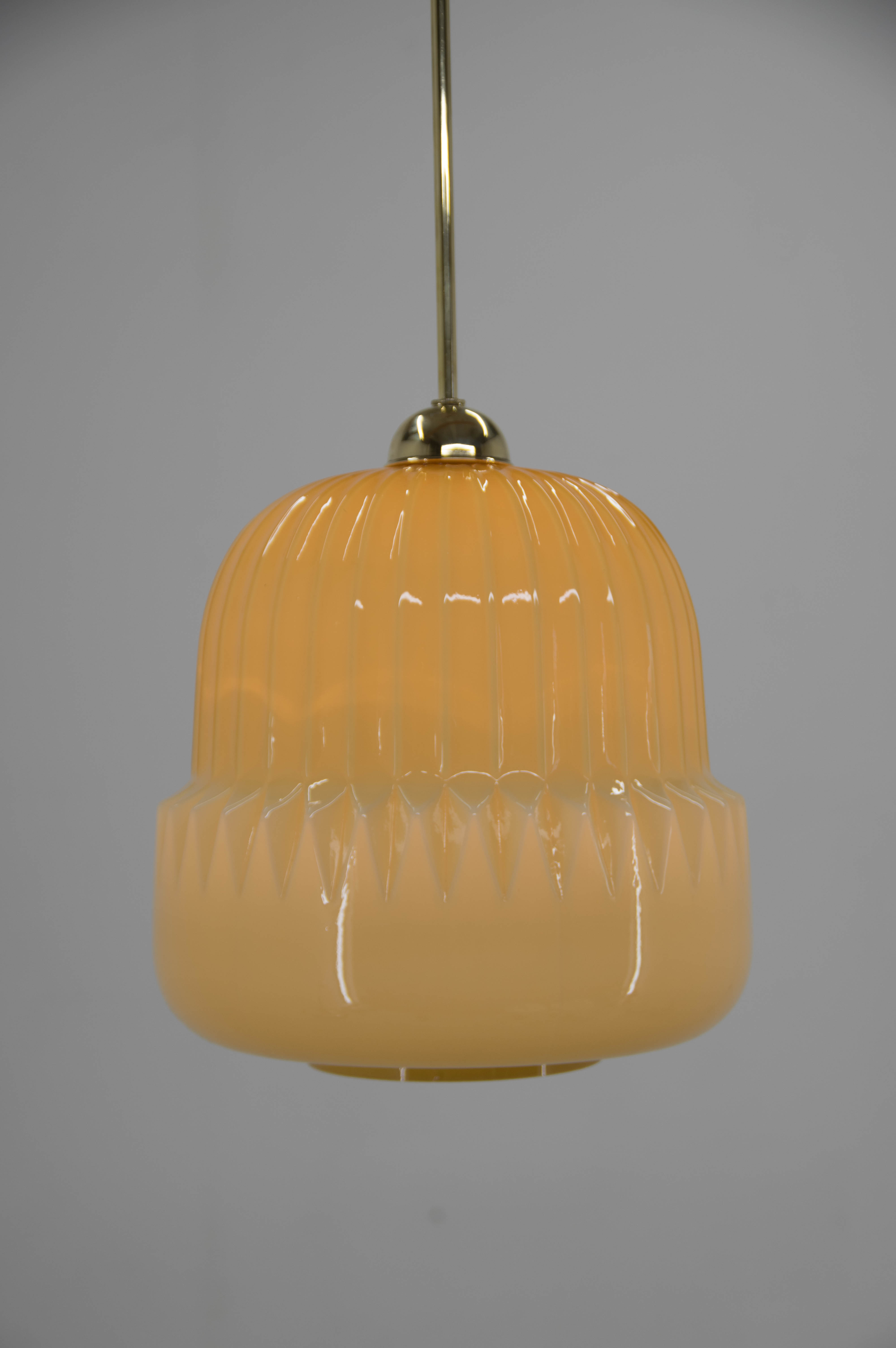 Mid-century glass pendant, 1960s