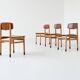 Set of four Danish dining chairs Kvetny and Sonners Denmark 1960