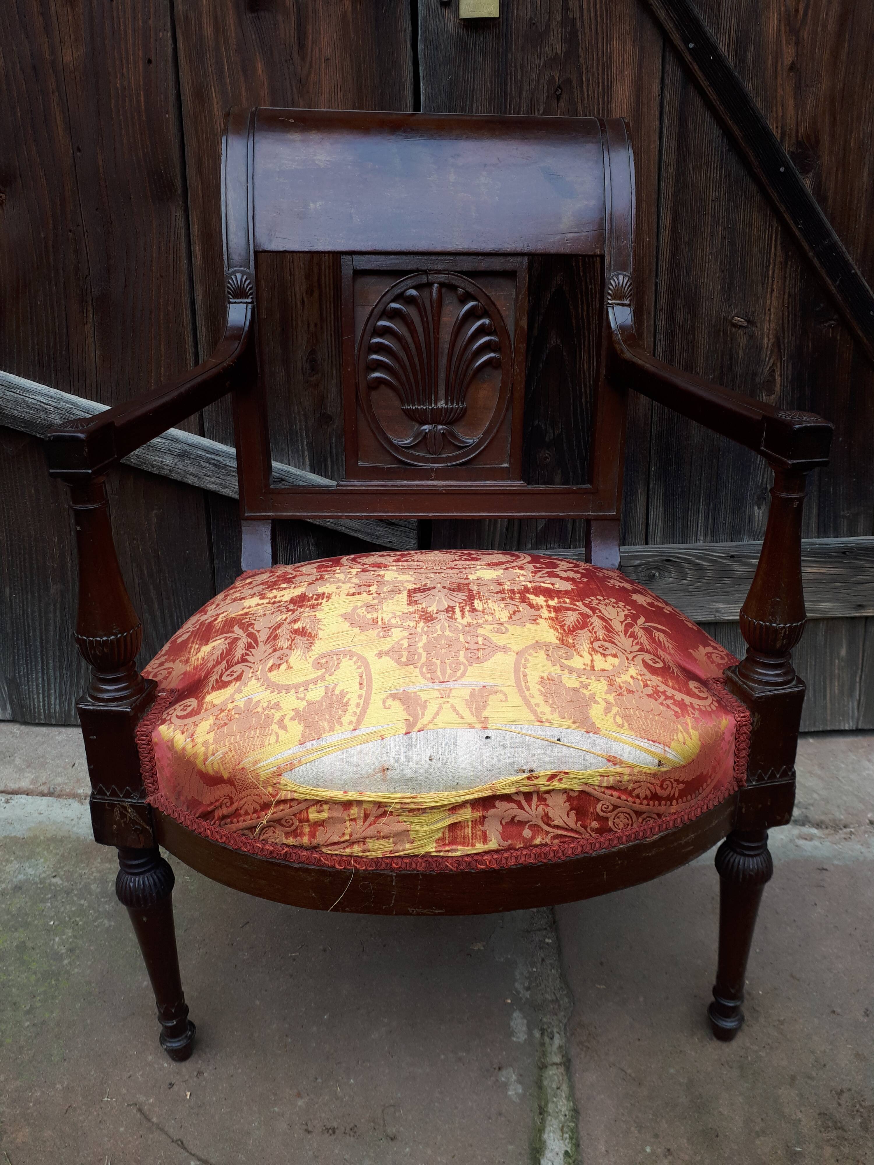 Pair of Jacob Desmalter armchairs