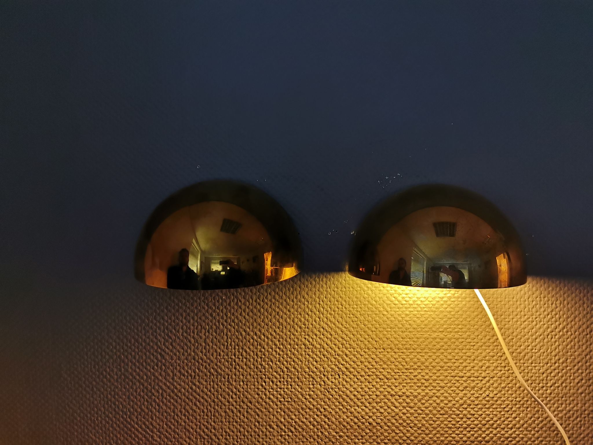 Pair of wall lamps designed by torsten thorup & claus bonderup, model quarto for focus denmark.